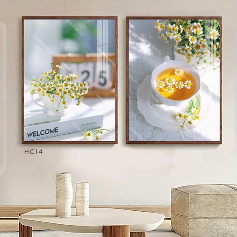 Bộ 2 Tranh Cúc Chào Ngày Mới | HC14