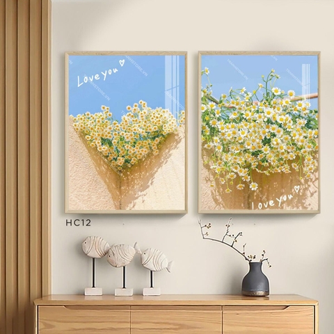 Bộ 2 Tranh Lời Thì Thầm Của Hoa Cúc | HC12