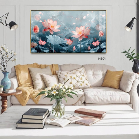 Tranh Đầm Sen Đêm Trăng | HS01