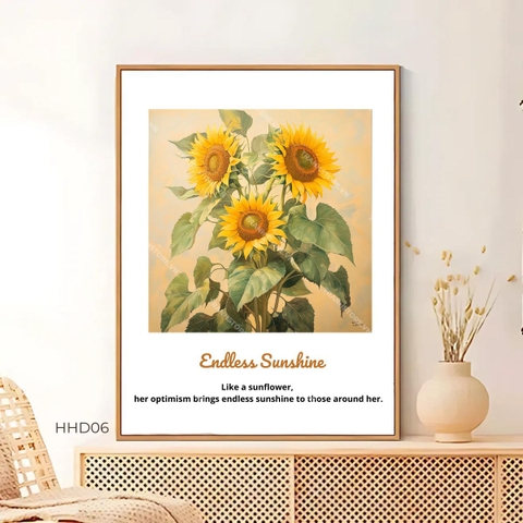 Tranh Bản Giao Hưởng Hoa Hướng Dương | HHD06