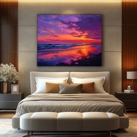 Tranh Biển Đêm Rực Rỡ | PC14