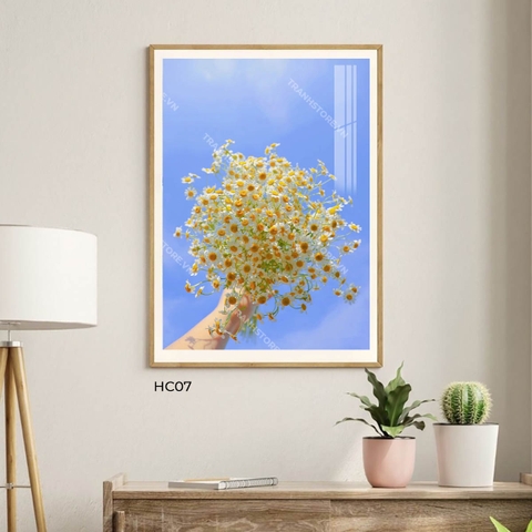 Tranh Bó Cúc Họa Mi Khoe Sắc | HC07