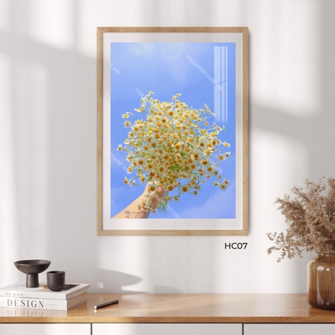 Tranh Bó Cúc Họa Mi Khoe Sắc | HC07