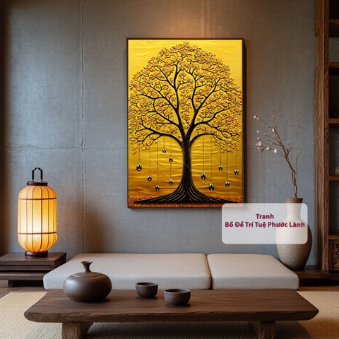 Tranh Bồ Đề Trí Tuệ Phước Lành | PG81