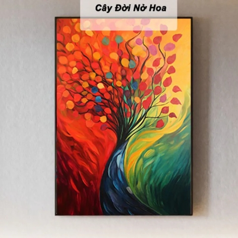 Tranh Cây Đời Nở Hoa | CAY01