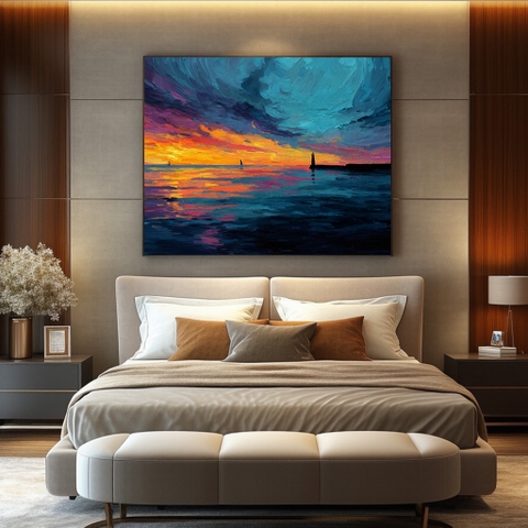 Tranh Chiều Biển Miên Man | PC11