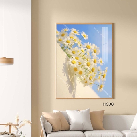 Tranh Cúc Họa Mi Đón Nắng Mai | HC08