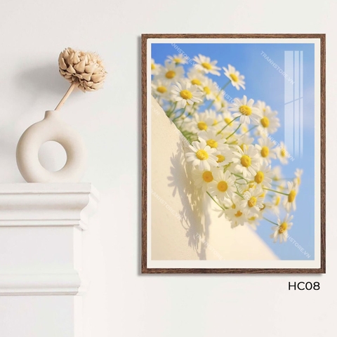 Tranh Cúc Họa Mi Đón Nắng Mai | HC08