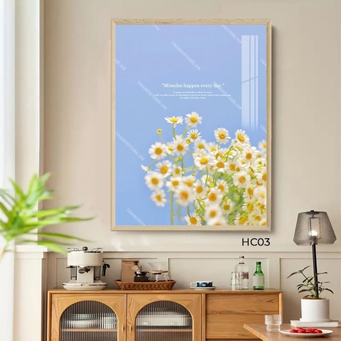 Tranh Cúc Họa Mi Giữa Trời Xanh | HC03