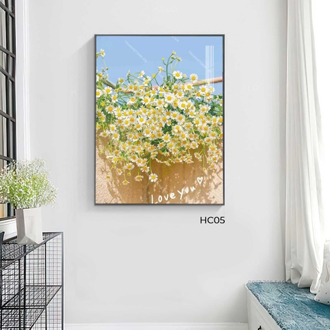 Tranh Cúc Họa Mi Ngược Nắng | HC05