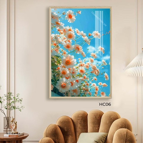 Tranh Cúc Họa Mi Tinh Khôi Một Góc Trời | HC06