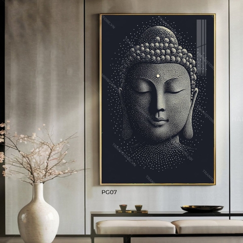 Tranh Diện Phật Thích Ca Vẽ Điểm Chấm | PG07