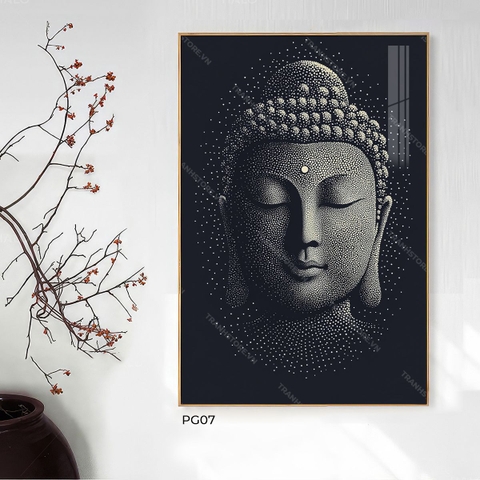 Tranh Diện Phật Thích Ca Vẽ Điểm Chấm | PG07