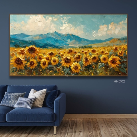 Tranh Đồng Hoa Hướng Dương Vùng Sơn Cước | HHD02
