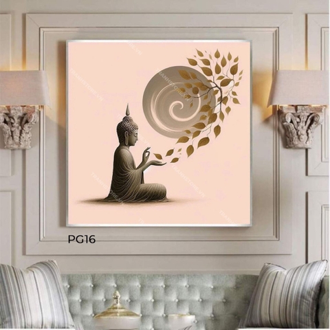 Tranh Đức Phật Chứng Đạo Trước Vòng Luân Hồi | PG16