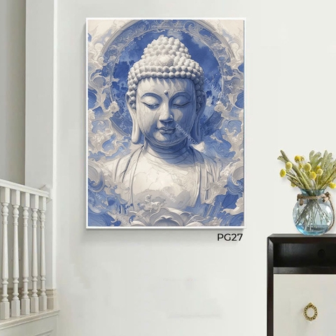 Tranh Đức Phật Điêu Khắc Liên Vân | PG27