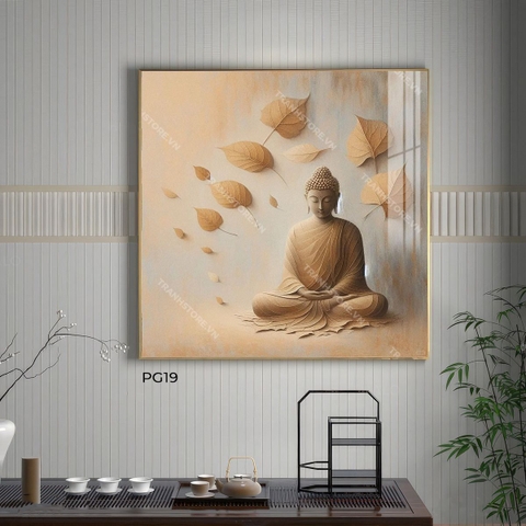 Tranh Đức Phật Thiền Ấn Dưới Tán Bồ Đề | PG19
