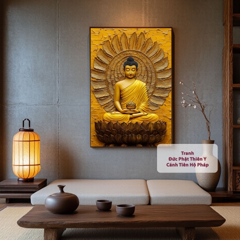 Tranh Đức Phật Thiên Y Cánh Tiên Hộ Pháp | PG85