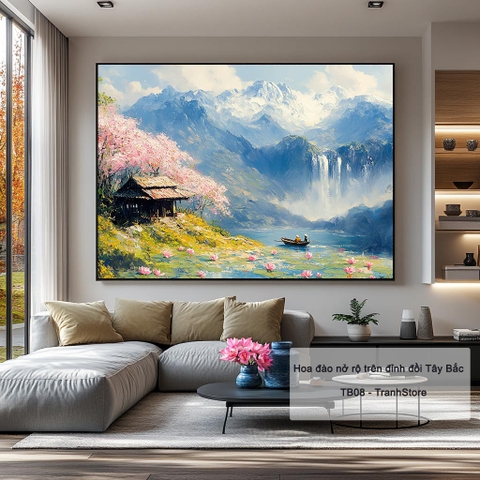 Hoa đào nở rộ trên đỉnh đồi Tây Bắc | TB08