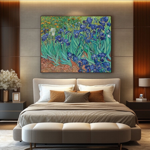 Tranh Hoa Diên Vĩ Irises - Vincent van Gogh | HDV01