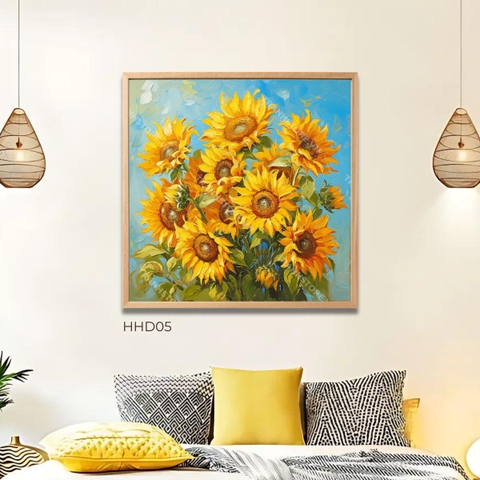 Tranh Hoa Hướng Dương Và Niềm Hy Vọng | HHD05