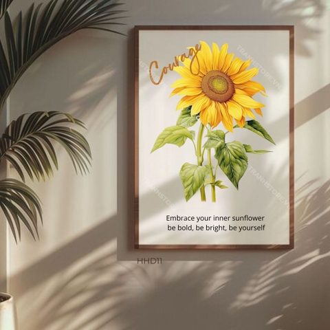 Tranh Hoa Hướng Dương Và Niềm Tin Vào Chính Mình | HHD11