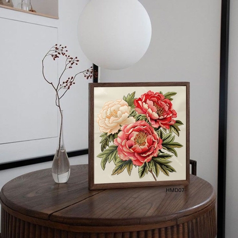Tranh Hoa Mẫu Đơn Nở Rộ | HMD07