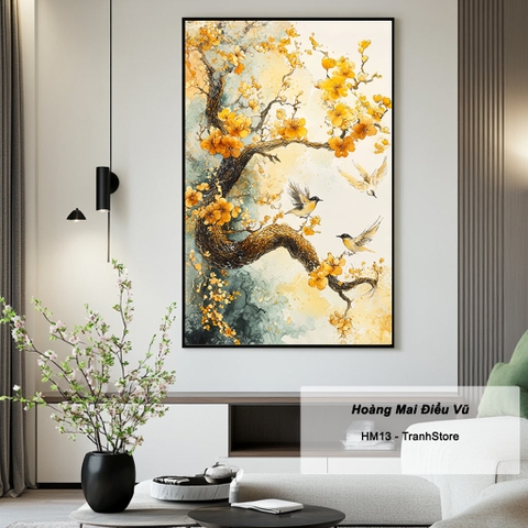 Tranh Hoàng Mai Điểu Vũ | HM13