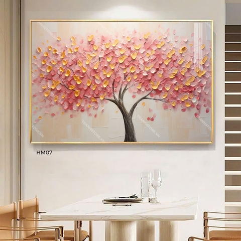 Tranh Mai Anh Đào Mùa Hoa Nở | HM07