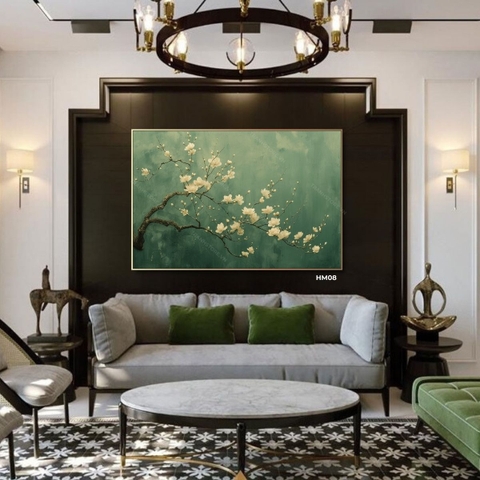 Tranh Mai Trắng Lời Thì Thầm Của Xuân | HM08