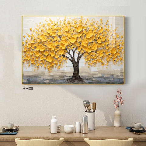 Tranh Mai Vàng Nở Rực Tán Rộng | HM05