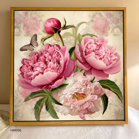 Tranh Mẫu Đơn Cổ Điển | HMD06