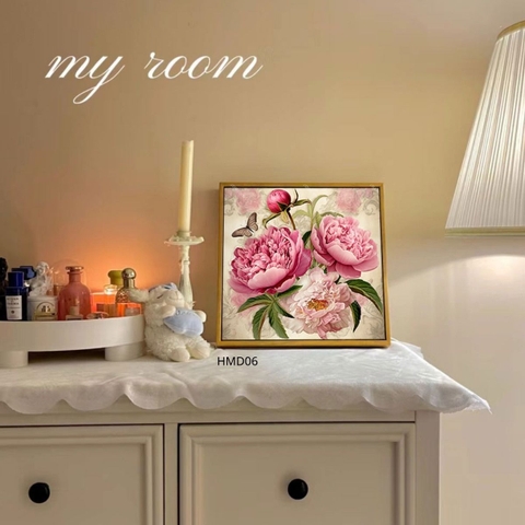 Tranh Mẫu Đơn Cổ Điển | HMD06