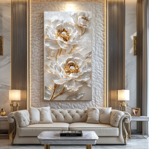 Tranh Ngọc Mẫu Đơn | HMD10