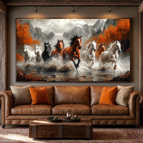 Tranh 8 Con Ngựa - Bát Mã Phiên Giang | TN16