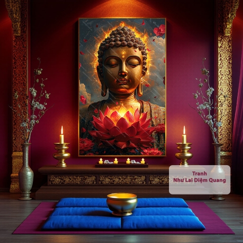 Tranh Như Lai Diệm Quang | PG75