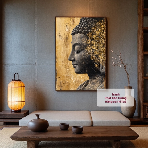 Tranh Phật Bảo Tướng Hằng Sa Trí Tuệ | PG100