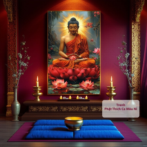 Tranh Đức Phật Thích Ca Mâu Ni | PG69