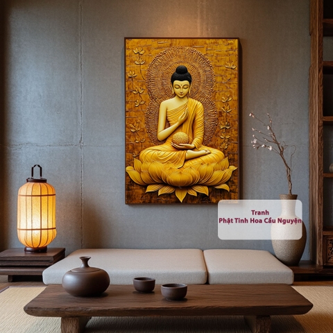 Tranh Phật Tinh Hoa Cầu Nguyện | PG89