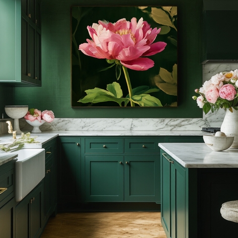 Tranh Phong Cảnh Hoa Mẫu Đơn | HMD24