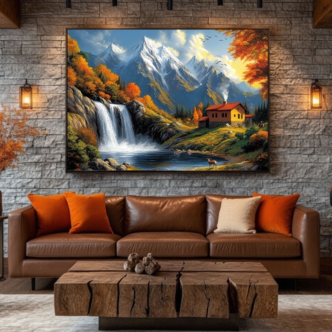 Tranh Sơn Thủy Kỳ Viên | PT13