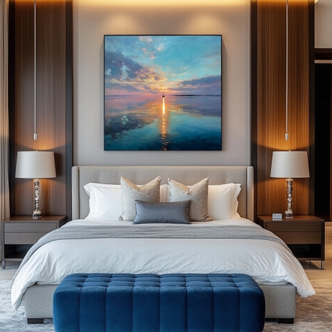 Tranh Thuyền Buồm Phản Chiếu Tâm Hồn | PT22