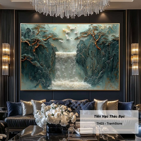 Tranh Tiên Hạc Thác Bạc | TH03