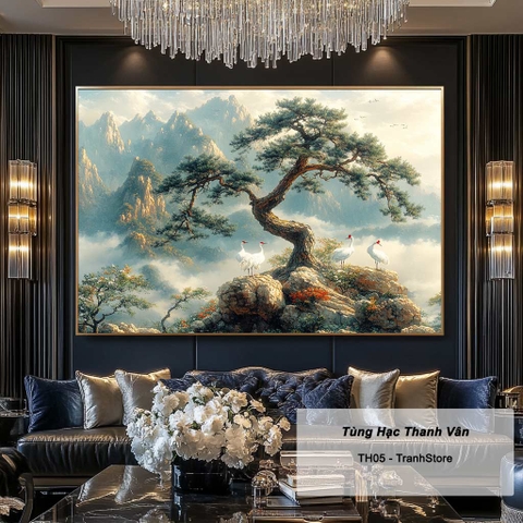 Tranh Tùng Hạc Thanh Vân | TH05