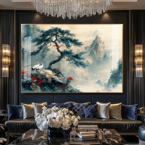 Tranh Tùng Hạc Thanh Vân | TH05