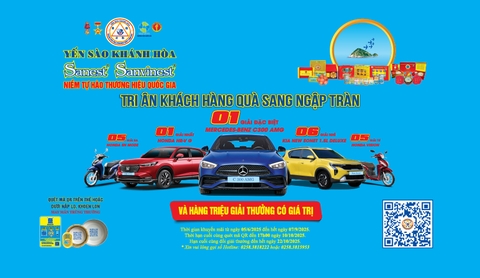 Danh sách Khách hàng trúng thưởng chương trình khuyến mại Yến sào Khánh Hòa sanest sanvinest, niềm tự hào thương hiệu quốc gia