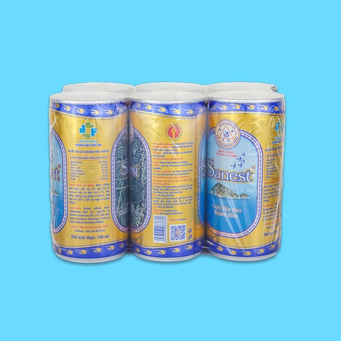 Nước yến sào Khánh Hòa Sanest lốc 6 lon 190ml
