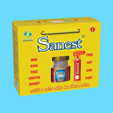 Nước yến sào Khánh Hòa Sanest hộp 6 lọ 70ml