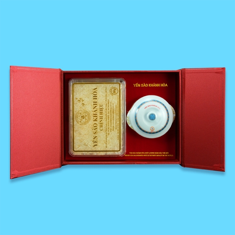 Yến sào đảo yến thiên nhiên tinh chế mẫu hộp quà tặng 50g