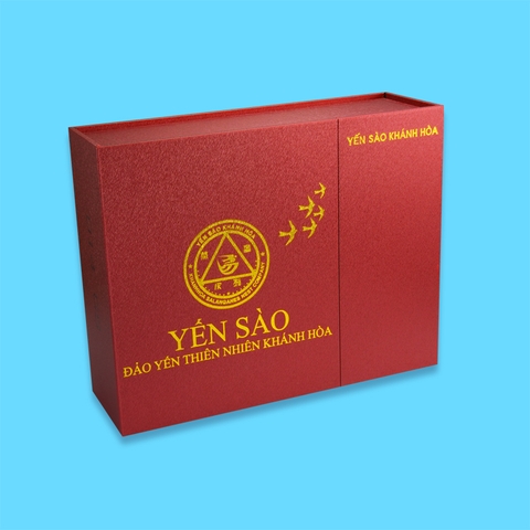 Yến sào đảo yến thiên nhiên tinh chế mẫu hộp quà tặng 50g